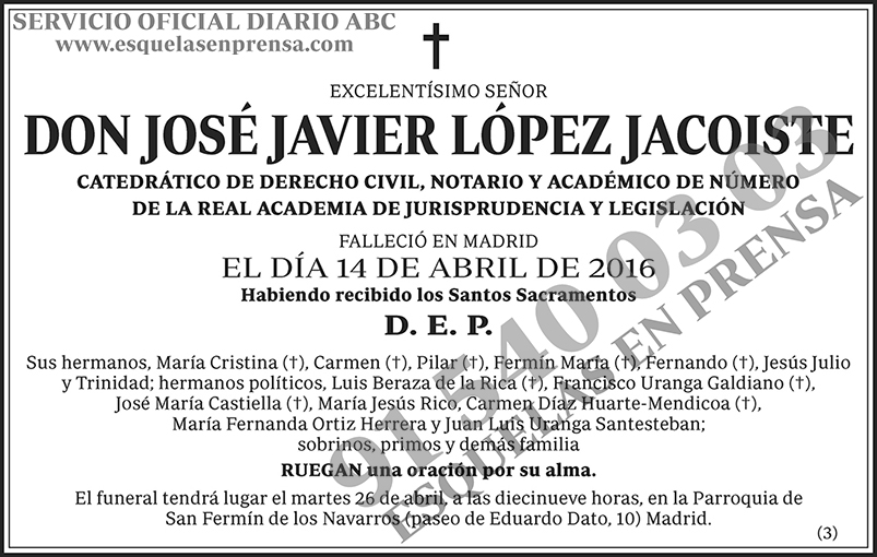 José Javier López Jacoiste